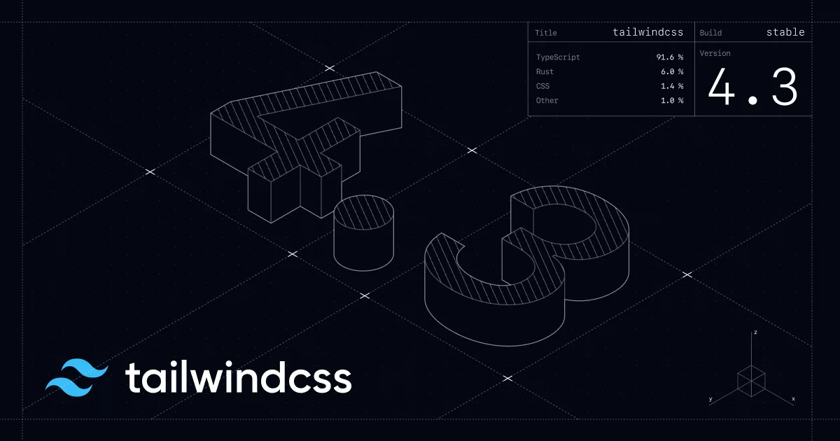 Tailwind CSS 官方分享图（1200×630）